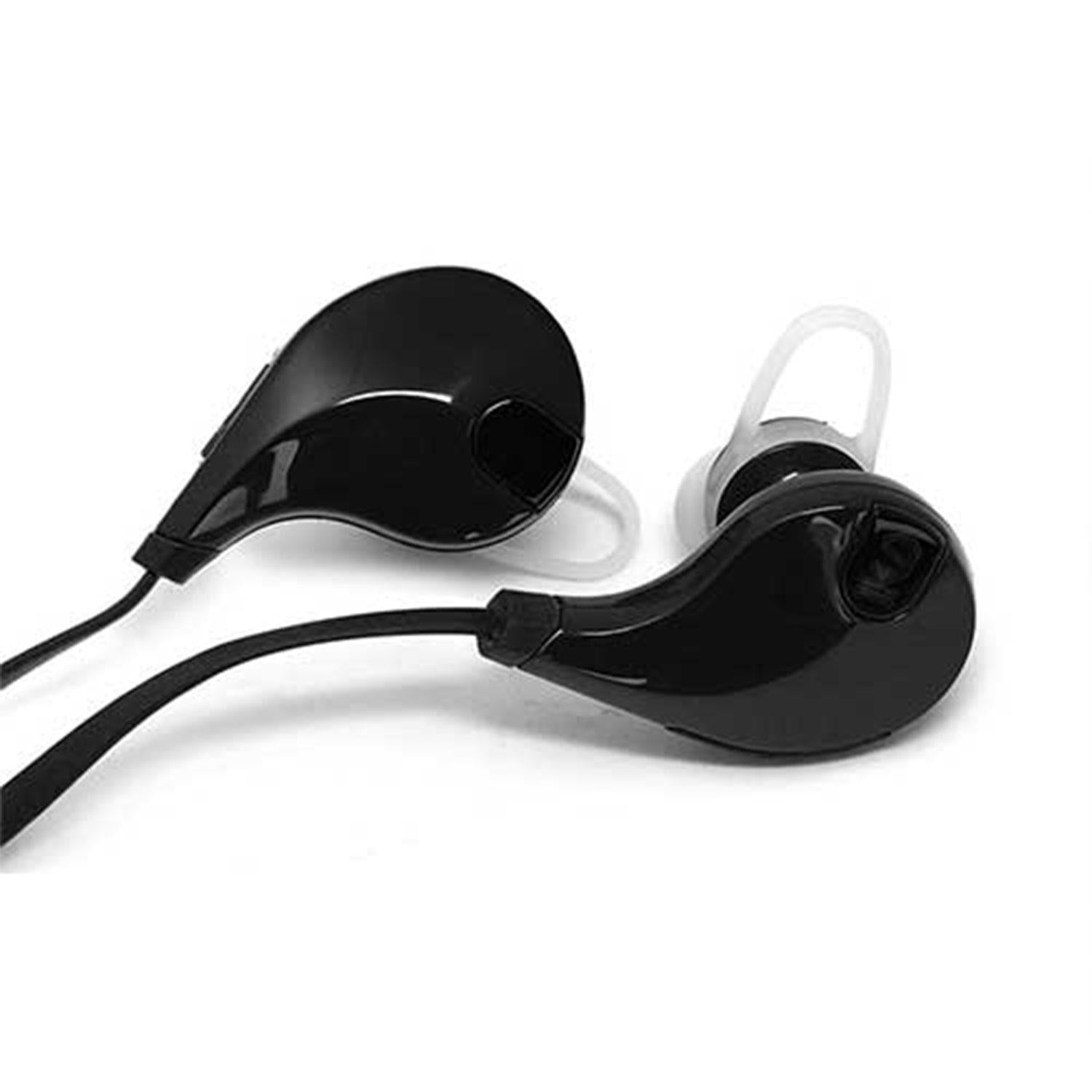 Wireless 200mah Bluetooth Stereo Earphones Black