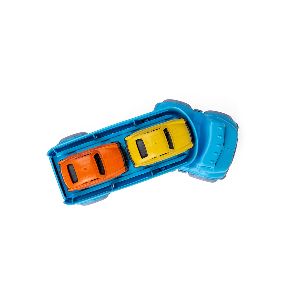 Car Carrier Toy, With 2 Working Ramps And 3 Mini Cars