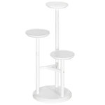 3 Tiered Plant Stand, Plant Shelf For Indoor & Outdoor | White