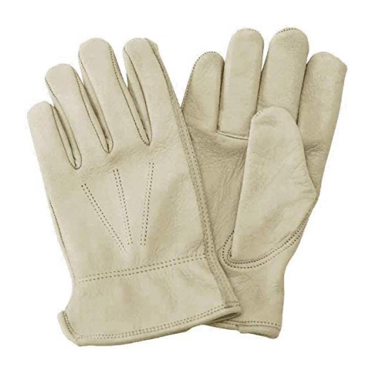 Luxury Leather Water Resistant Gloves For Gardening, Men's Large | Large | Tan