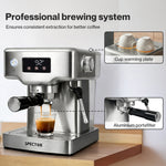 Spector 20 Bar Espresso Coffee Machine Maker Milk Frother Cappuccino Latte Cafe