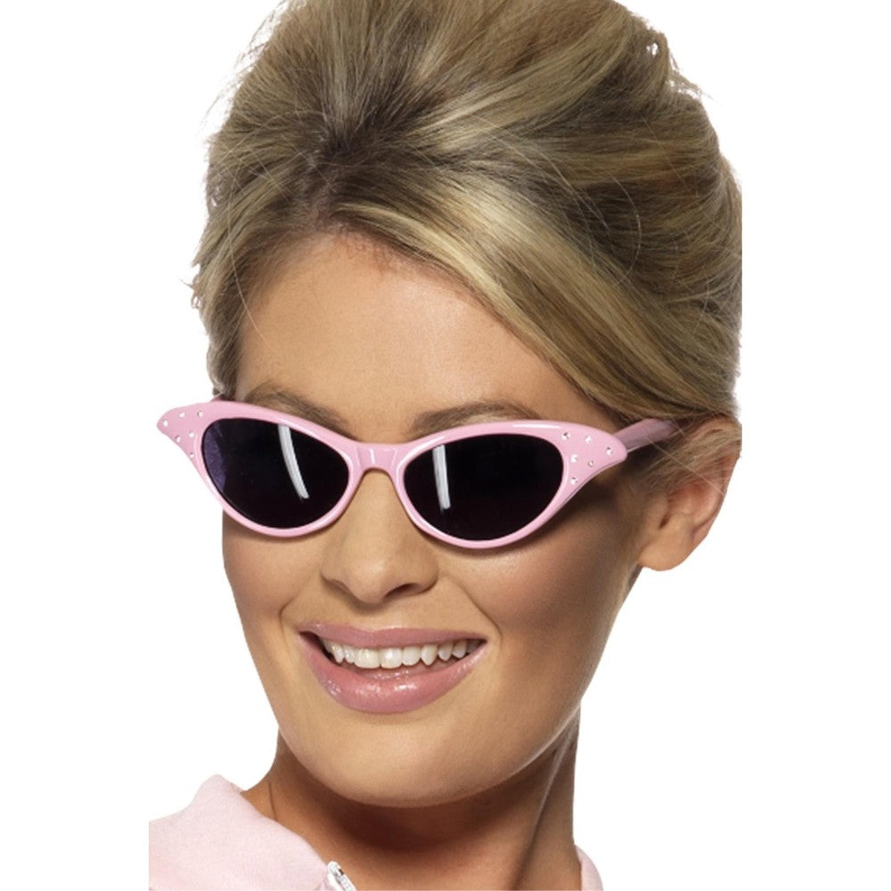 Pink Flyaway Style Rock & Roll Sunglasses