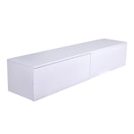 Wall-mounted Floating Tv Stand | White