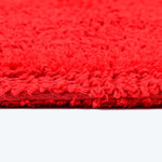 Luxury Reversible Cotton Bath Mat | Shower Mat | Red