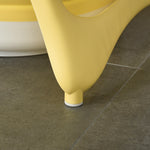 Foldable Baby Bath Tub Ergonomic With Temperature-induced Water Plug | Yellow