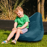 Kids High Back Bean Bag Chair | Teal