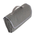 Grey Tweed Picnic Blanket