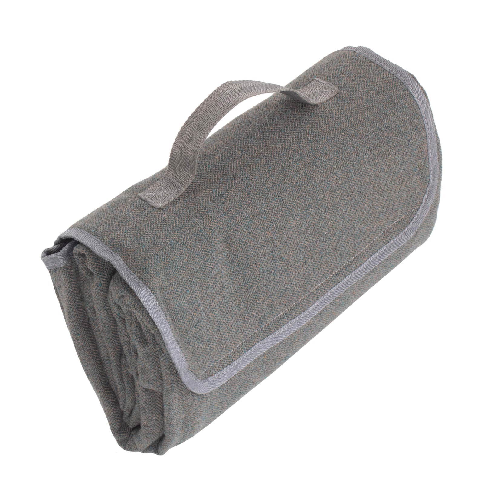Grey Tweed Picnic Blanket