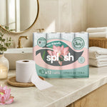 Toilet Roll, Spirits Of Tera – Quilted Soft 3-ply Tissue | 12 Rolls | White