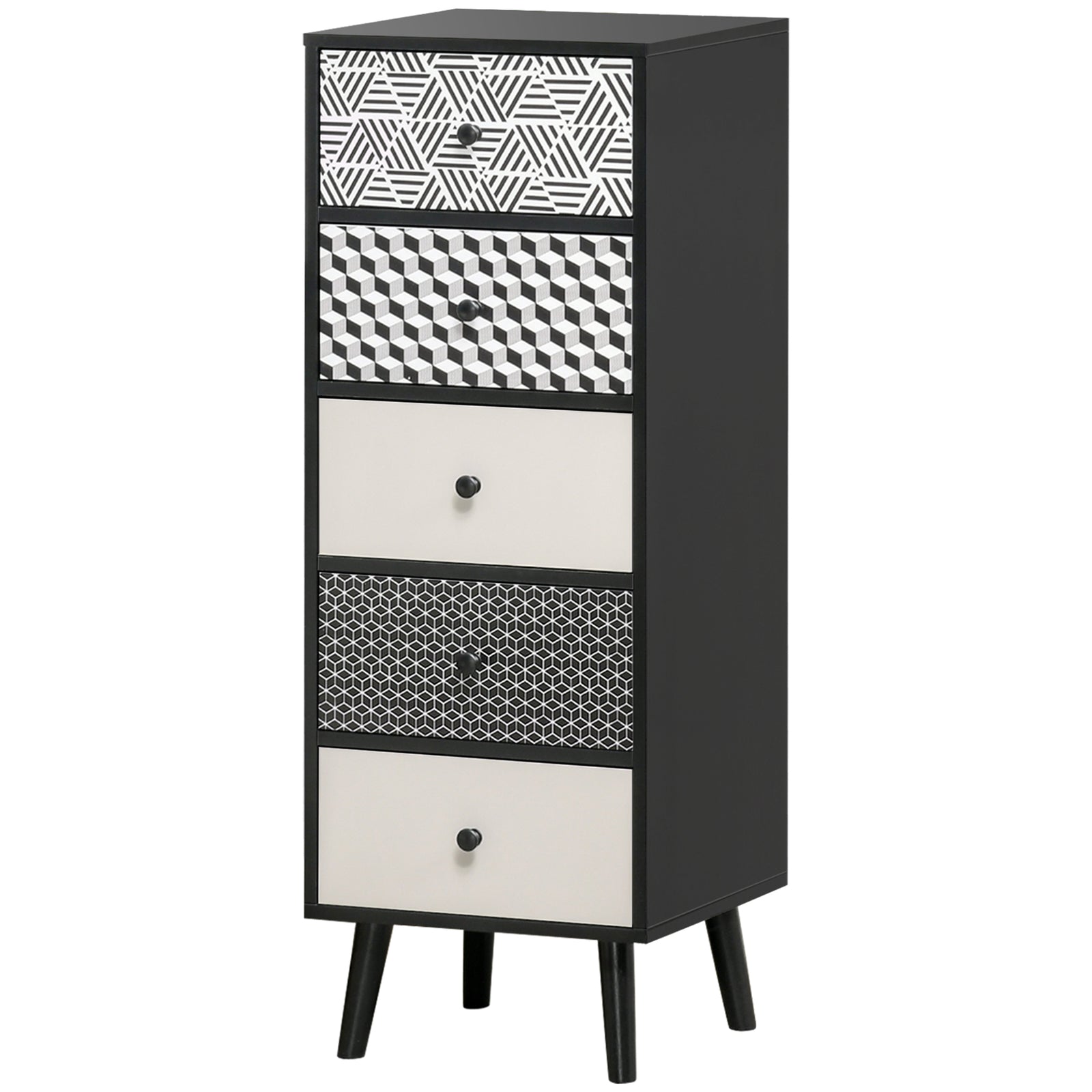 Chest Of Drawers, 5 Drawer Storage Organizer Unit Bedroom