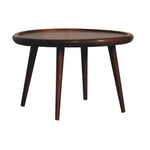 Solid Wood Chestnut Plate Coffee Table
