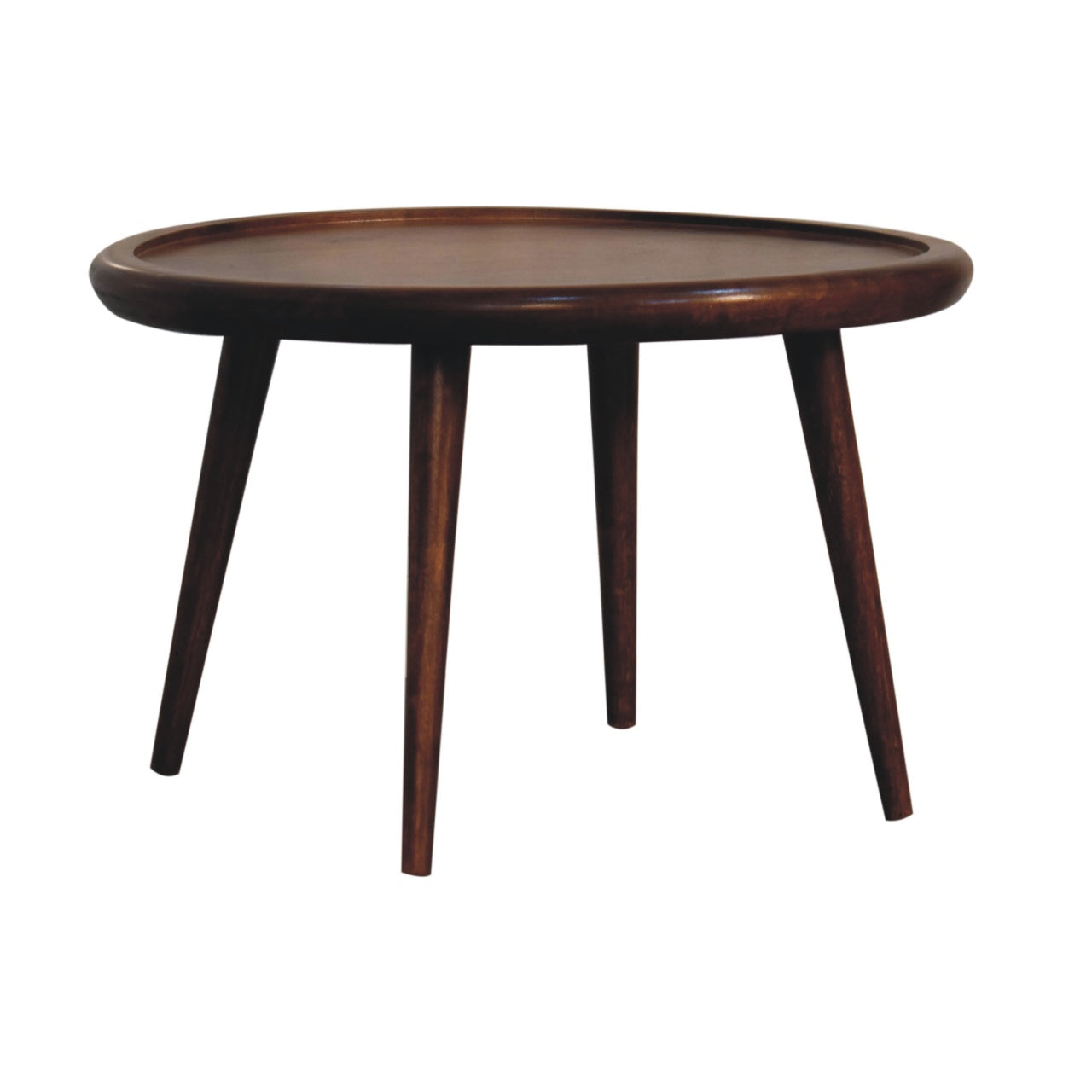 Solid Wood Chestnut Plate Coffee Table
