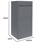 Anti-theft Parcel Post Box Xl | Grey