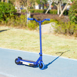 Electric Scooter For Ages 6-14, With Colourful Light | Blue