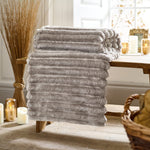 Houghton Throw | 140cm x 180cm | Stone