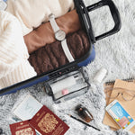 55x35x20cm Cabin Carry Bag Hard Shell Suitcase 100+ Airline Approved | Cabin | Navy Blue