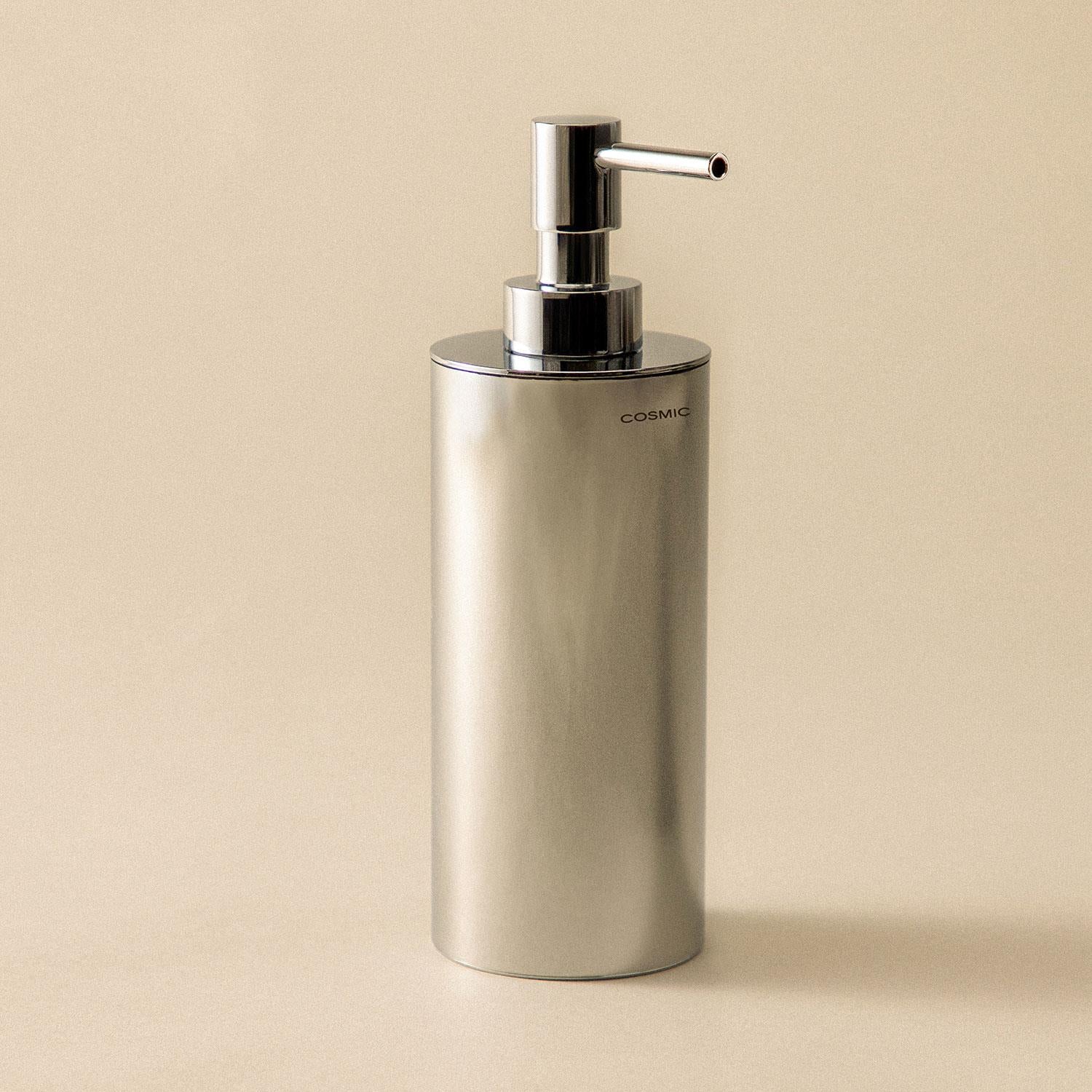 Soap Dispenser, 240ml, Chrome, Stainless Steel, Architect Collection