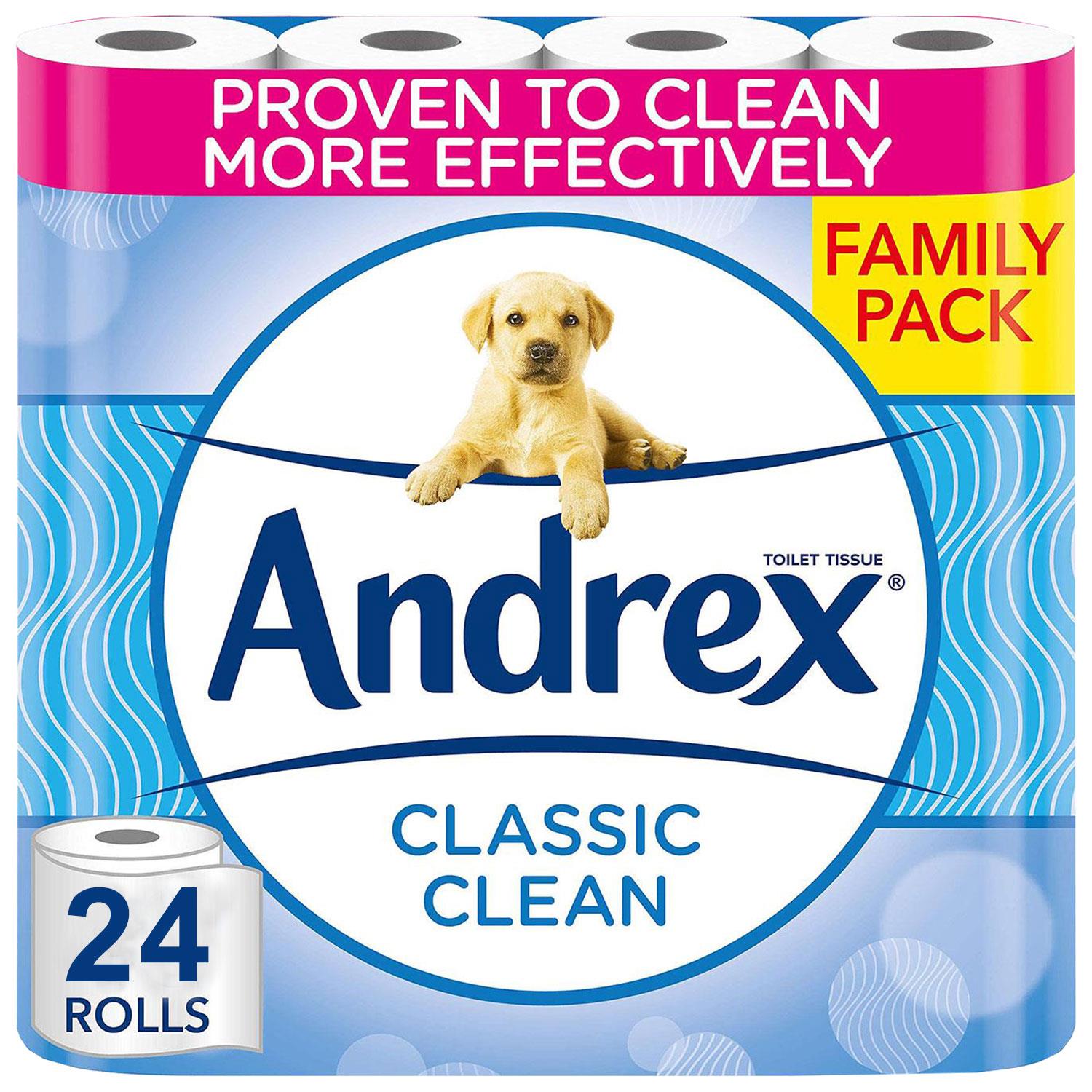 Toilet Rolls, Classic White 24 Rolls