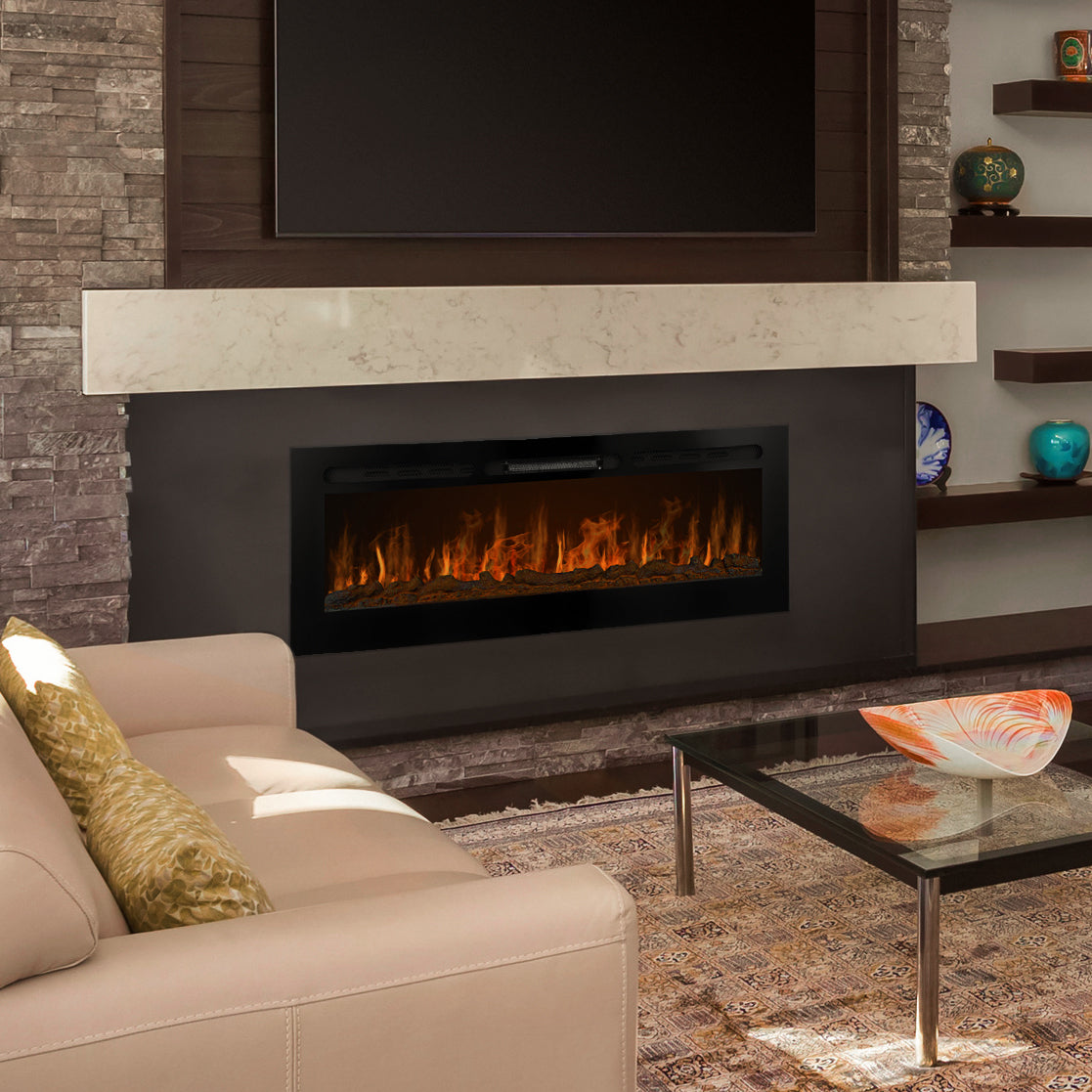 Electric Inset Fireplace | 50” | Black
