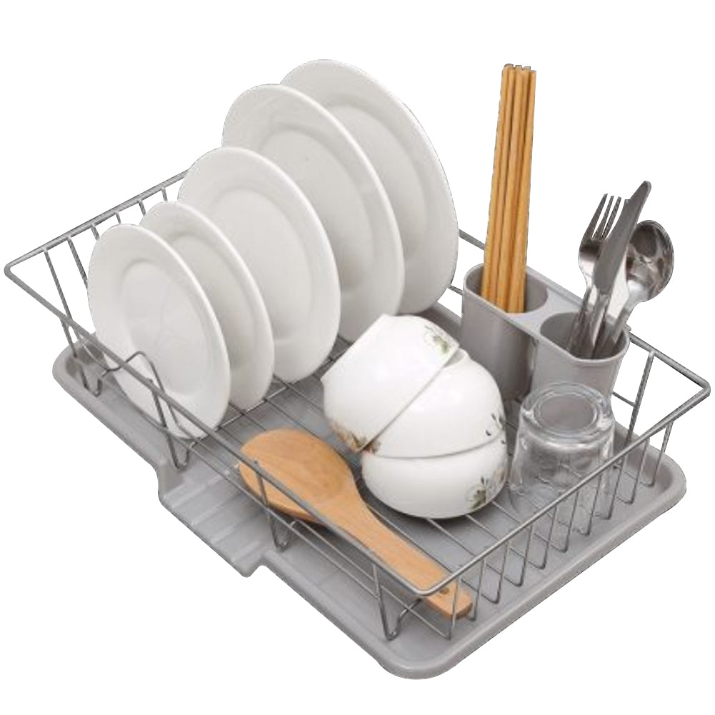 Metal Dish Drying Rack Dish Drainer Rack With A Removable Tray