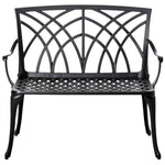 2-seater Cast Aluminium Garden Bench