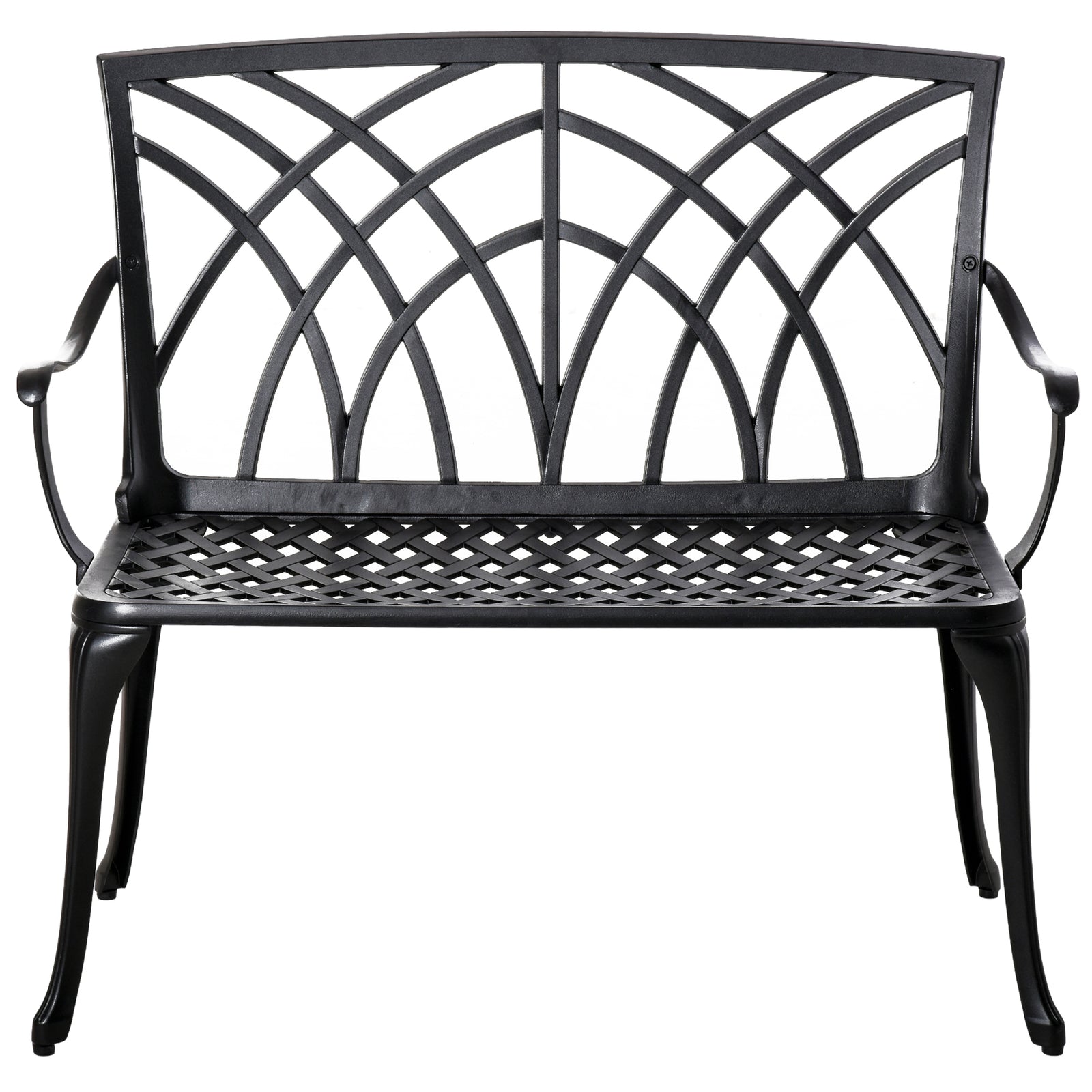 2-seater Cast Aluminium Garden Bench