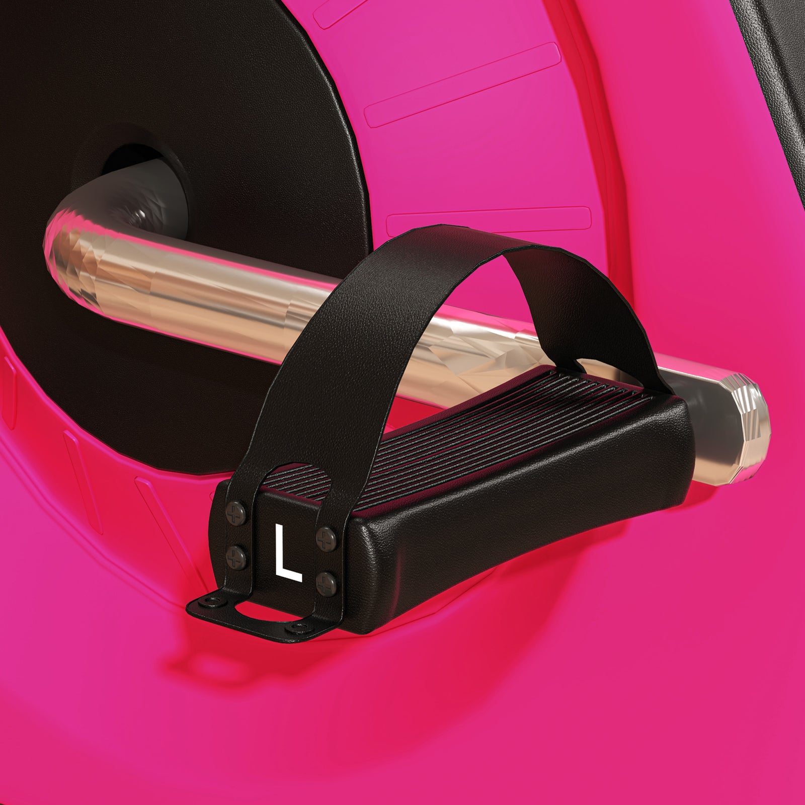 Mini Exercise Bike Portable Pedal Exerciser For Legs | Pink