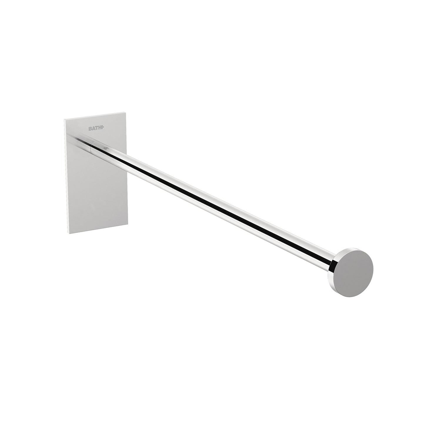Single Arm Towel Rail, 30cm, Self-adhesive, Chrome, Stick Collection