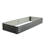 Outdoor Rectangular Metal Raised Garden Bed