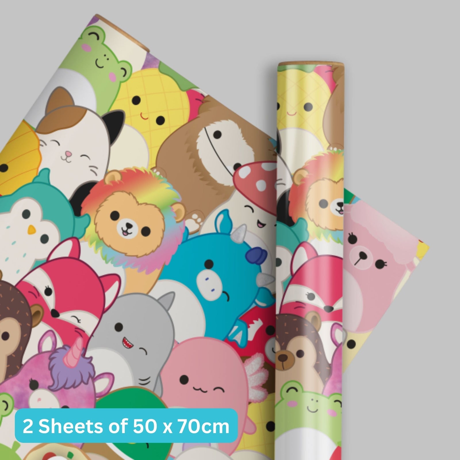 2 Sheets & 2 Tags Wrapping Paper
