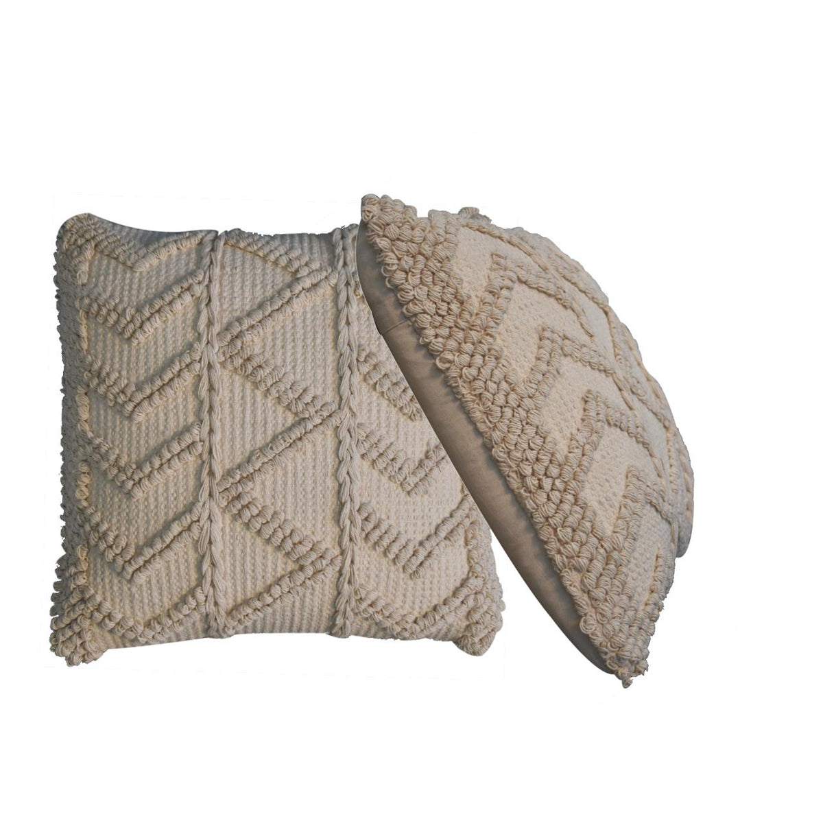 Alda Cushion Set | Set of 2 | Cream