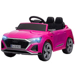 Aiyaplay Audi Q8 E-tron Sportback Kids Electric Car W/ Remote | Pink