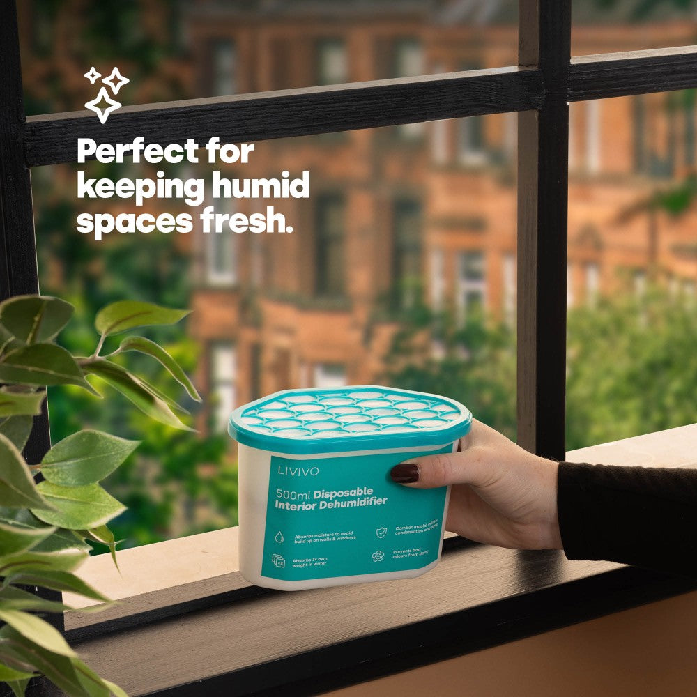 500ml Disposable Interior Dehumidifier Moisture Absorber Tubs Pack Of 20