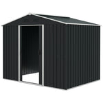 8 X 6ft Garden Storage Shed With Double Sliding Door Outdoor