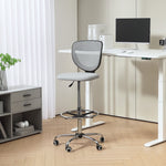 Mesh Fabric Standing Desk Chair | Light Grey