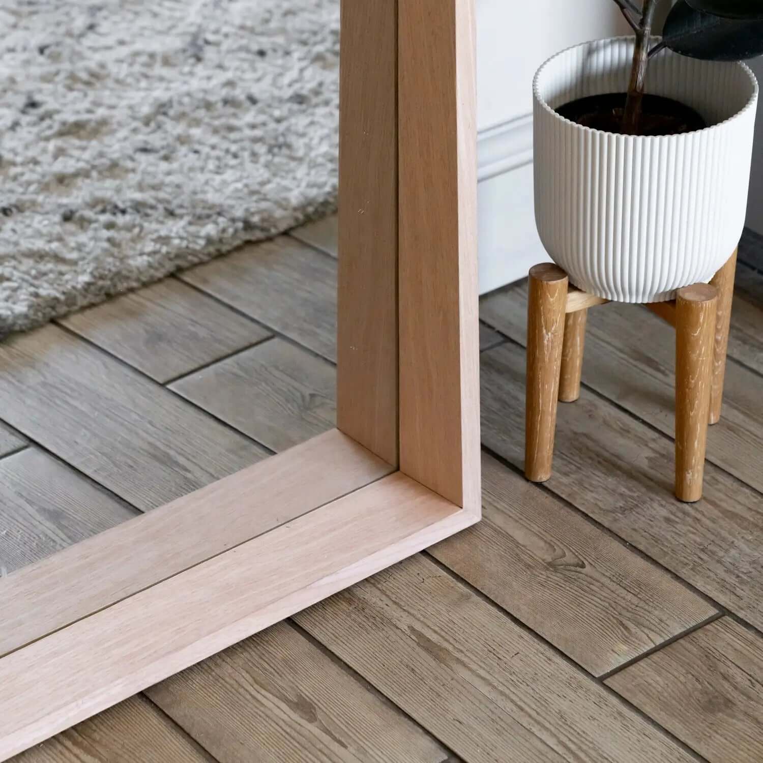 Hanaka - Rectangle Mirror | 200cm x 100cm | Natural Oak