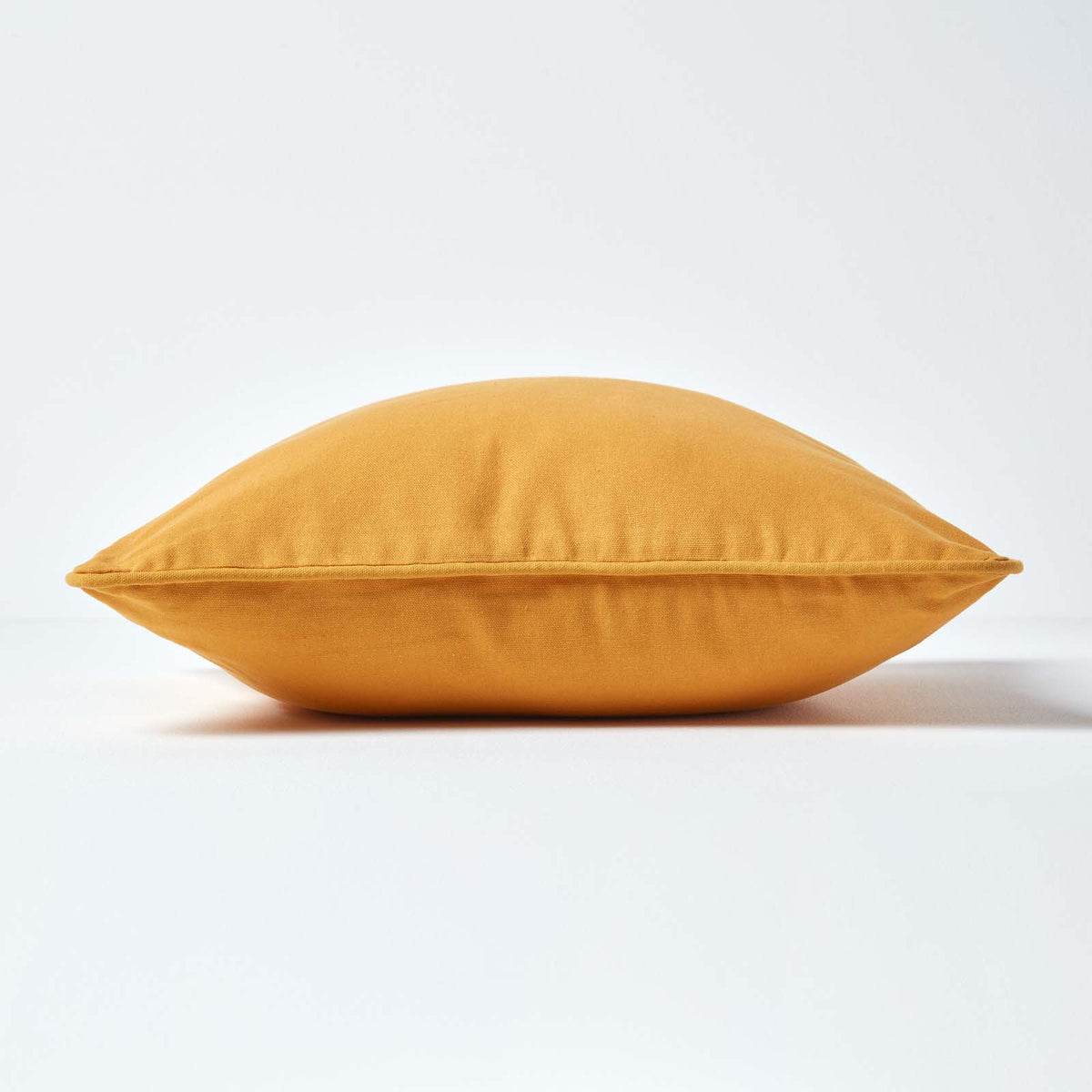 Cotton Plain Cushion Cover | 60cm x 60cm | Mustard