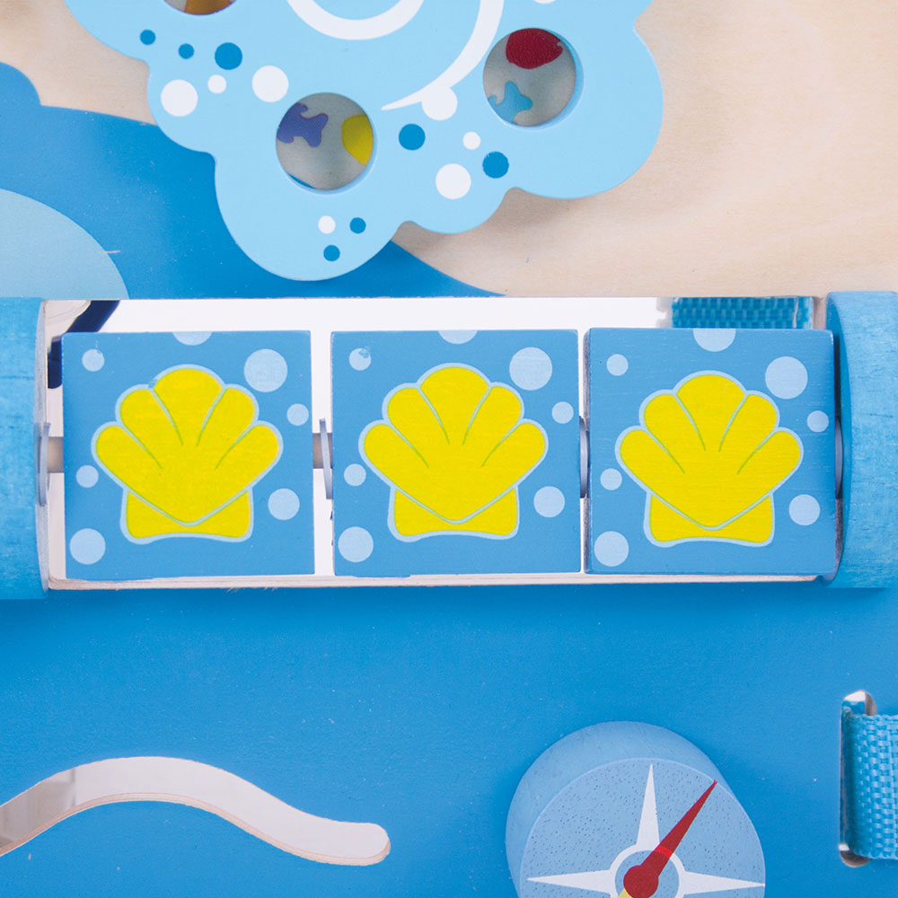 Wooden Marine Activity Centre, Can Be Attached To Cots