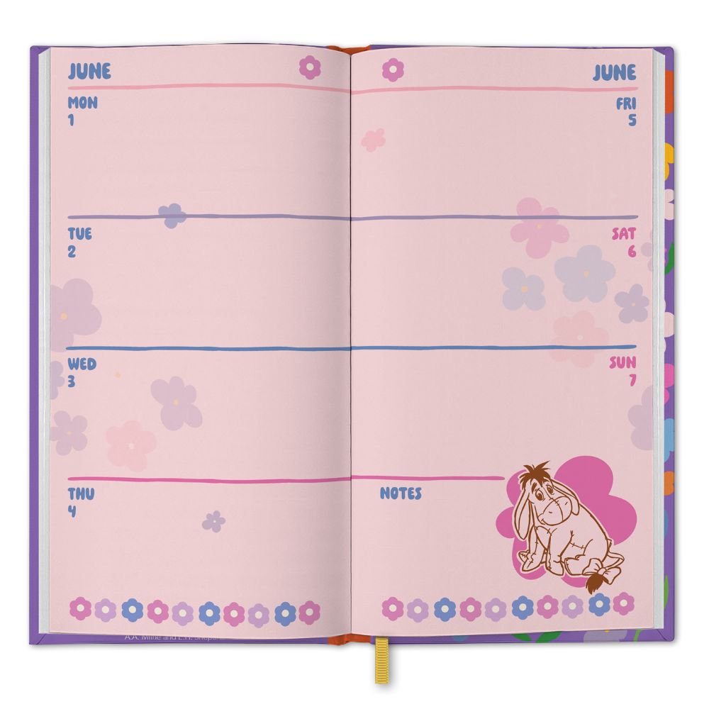 Eeyore 2026 Slim Diary Official Product