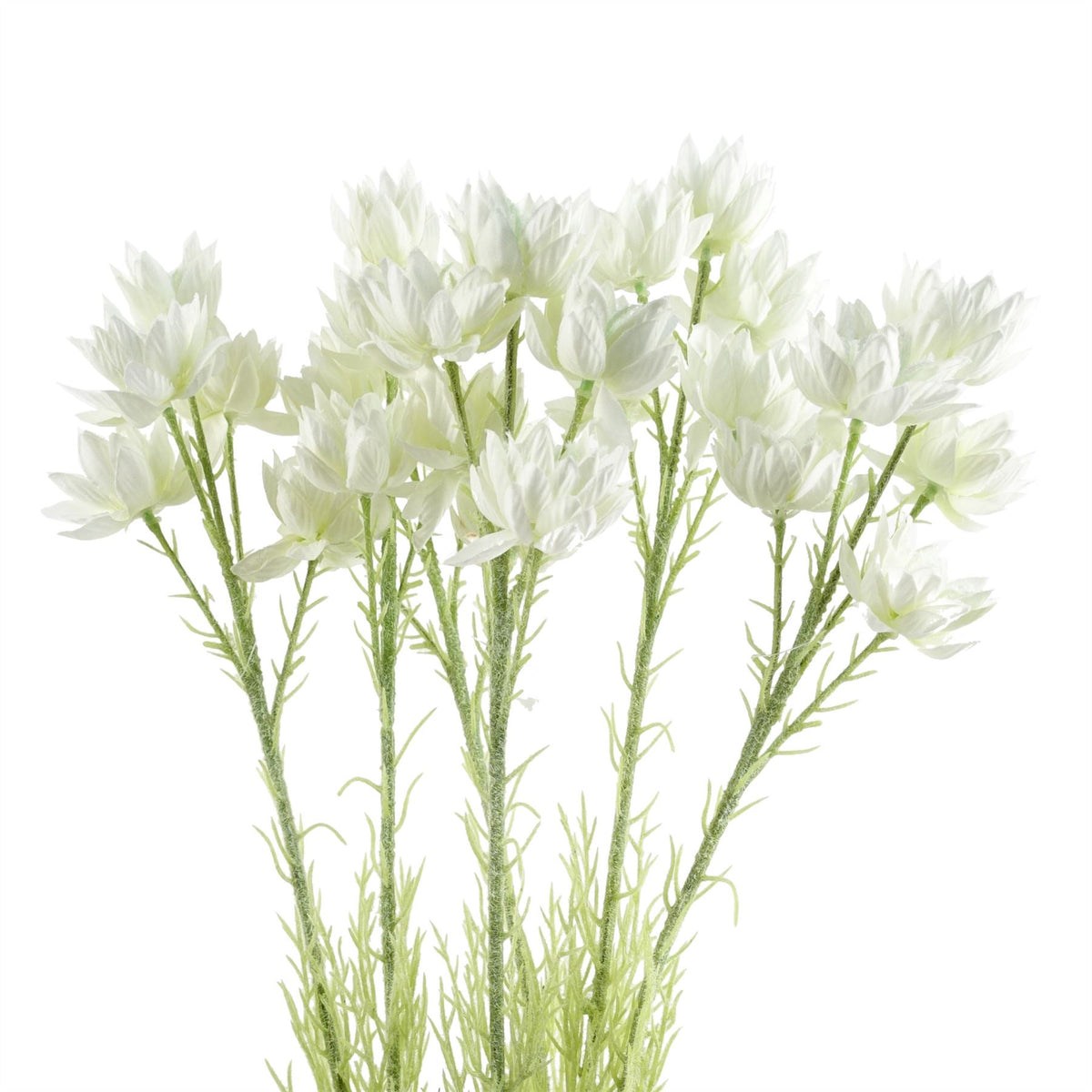 Pack Of 6 X 60cm Artificial White Starflower Stem 30 Flowers