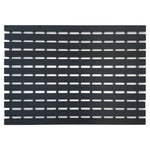 Non-slip Pvc Duckboard Shower Mat  - 61cm X 43cm | Black