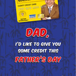 Bank Of Dad' Father's Day Card Official Product