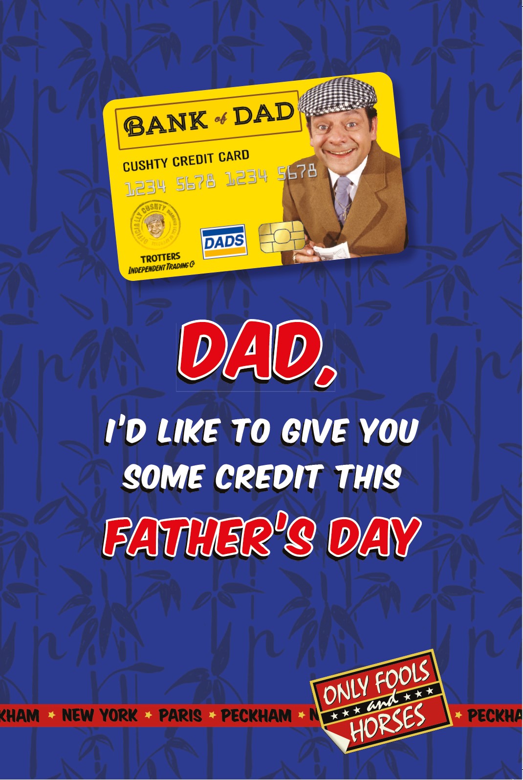 Bank Of Dad' Father's Day Card Official Product