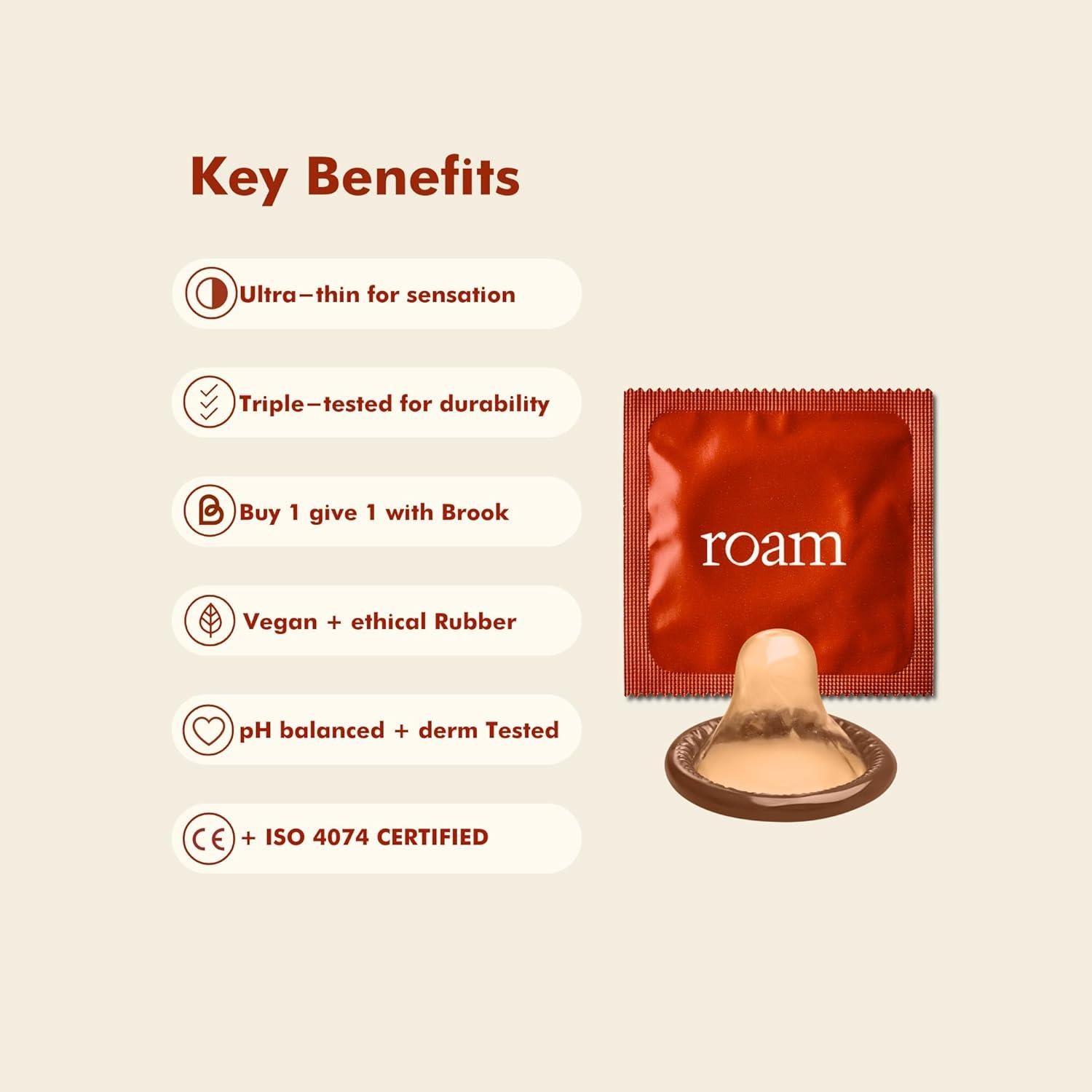 24x Light Brown Regular Fit Condom For Safer Sex (2x12 Pack)