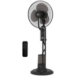 Spray Misting Fan, Pedestal Fan W/ Oscillation, 120 Cm, Remote