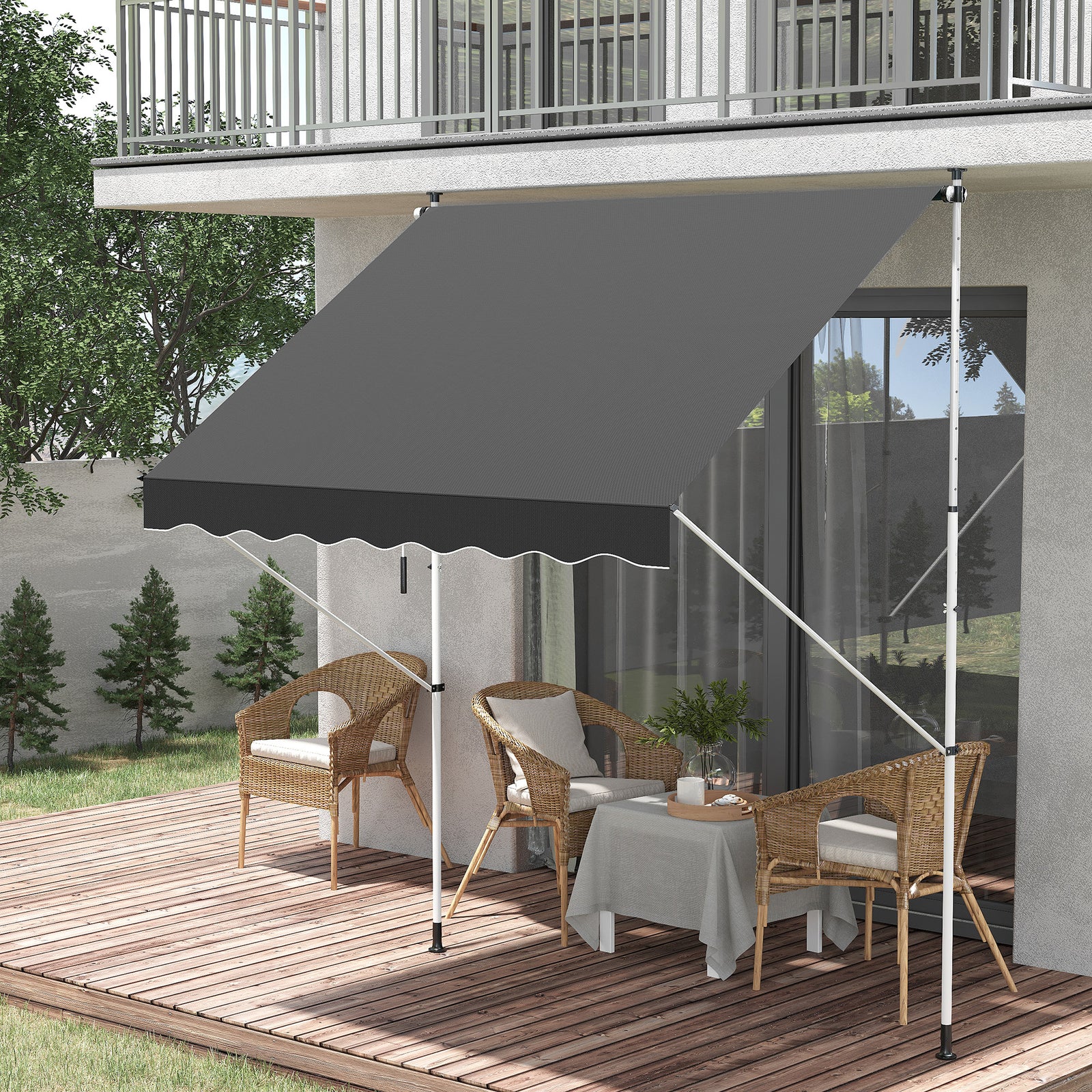 2x1.5m Manual Adjustable Awning