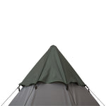 6 Man Tent Metal Poles Water-resistant Walls Windows Door | Gray