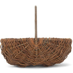 Wicker Oval Unpeeled Willow Garden Trug | Medium | Brown