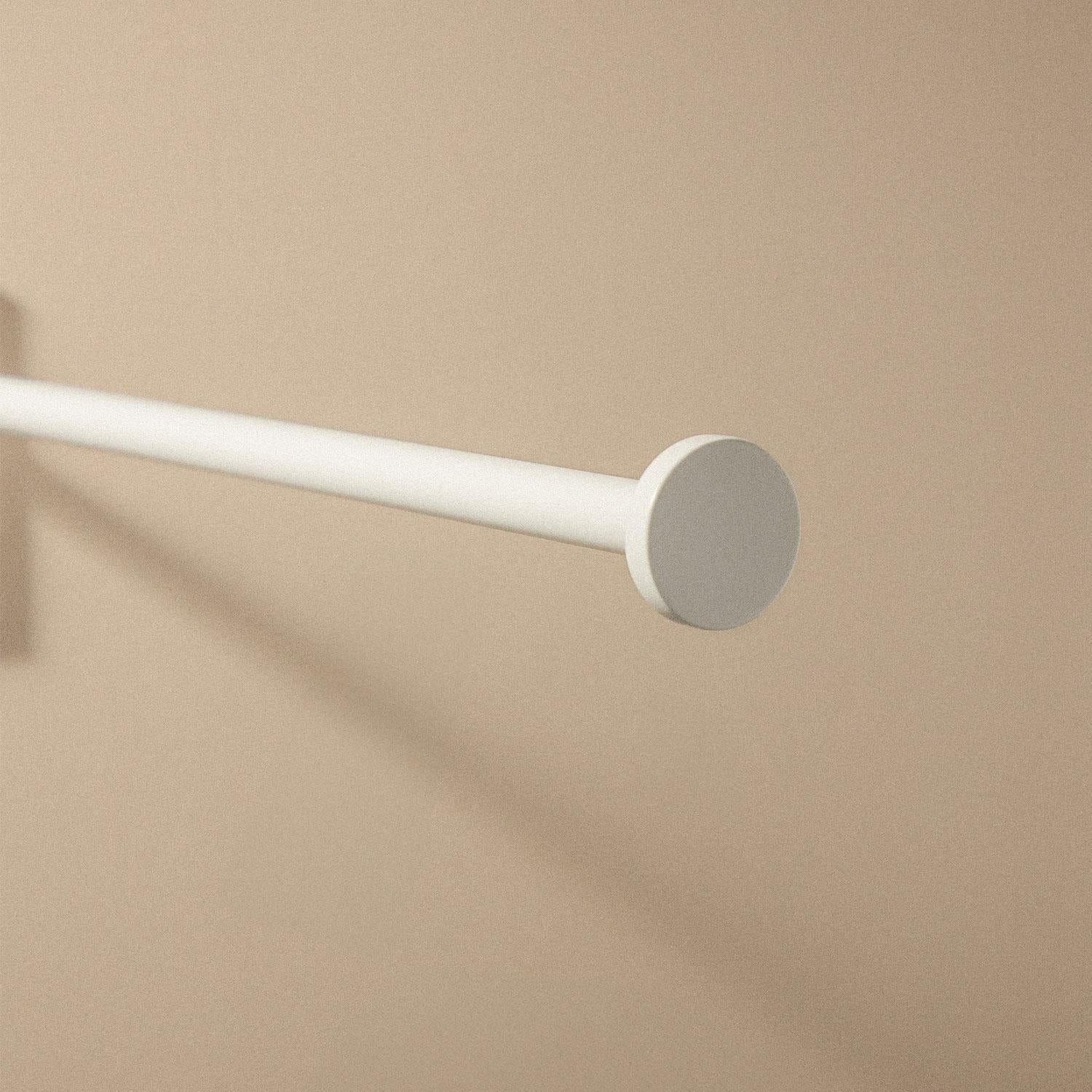 Single Arm Towel Rail, 30cm, Self-adhesive, Black, Stick Collection