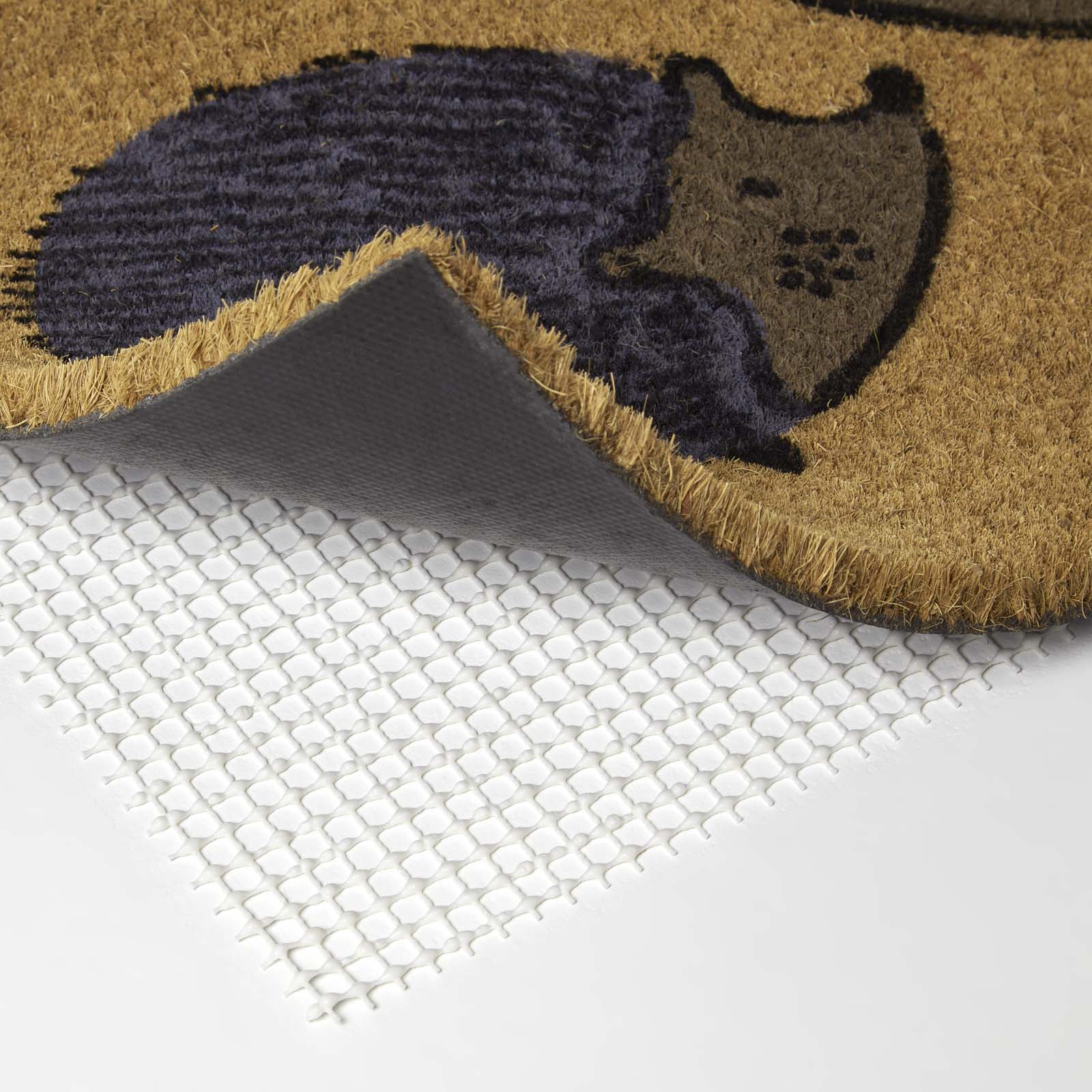HOMESCAPES Cream Indoor Anti Slip Rug Grips Rug Gripper 60 X 90 Cm